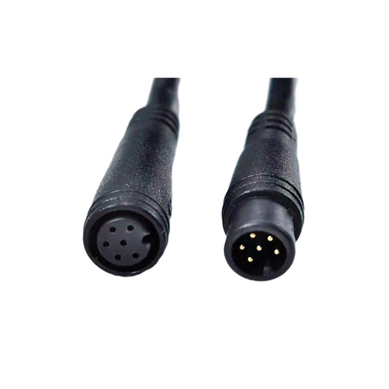 varón de la longitud de los 3Ft a la bicicleta impermeable femenina GPS de M8 6pin que coloca la chaqueta de PVC del cable