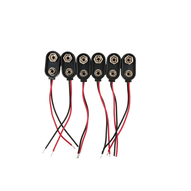 el 15cm 2 Pin Cable Wire Assemblies, enviando y manejando el tipo rápido del clip de la batería de los arneses del alambre del conector