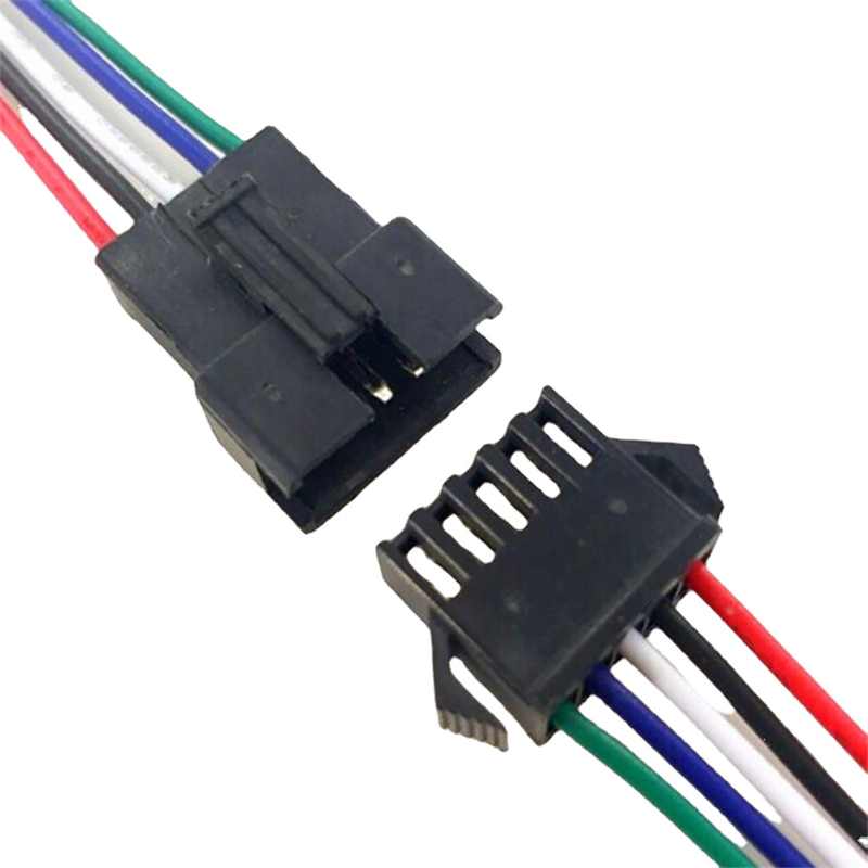 Longitud negra de las alternativas 250m m de Jst SM de la echada de las asambleas de cable de alambre del color 2.5m m