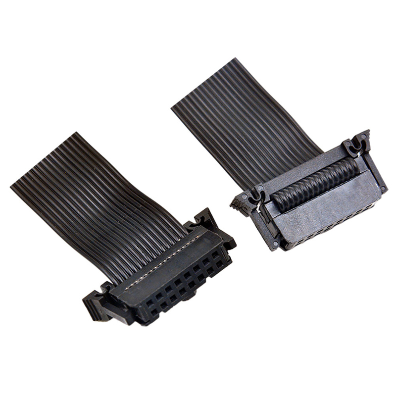 Echada plana del color negro IDC 40 Pin Ribbon Cable 2.54m m para el ordenador automotriz