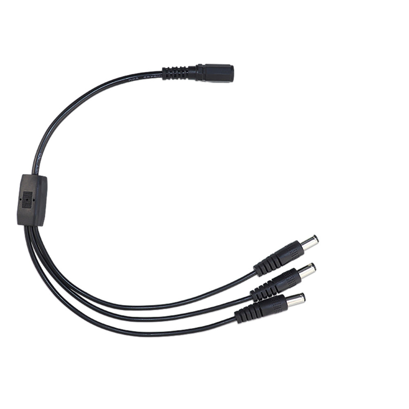 Enchufe de las asambleas de cable de la corriente continua de DC5521 DC5525 5.5×2.5 milímetro para abrir el adaptador