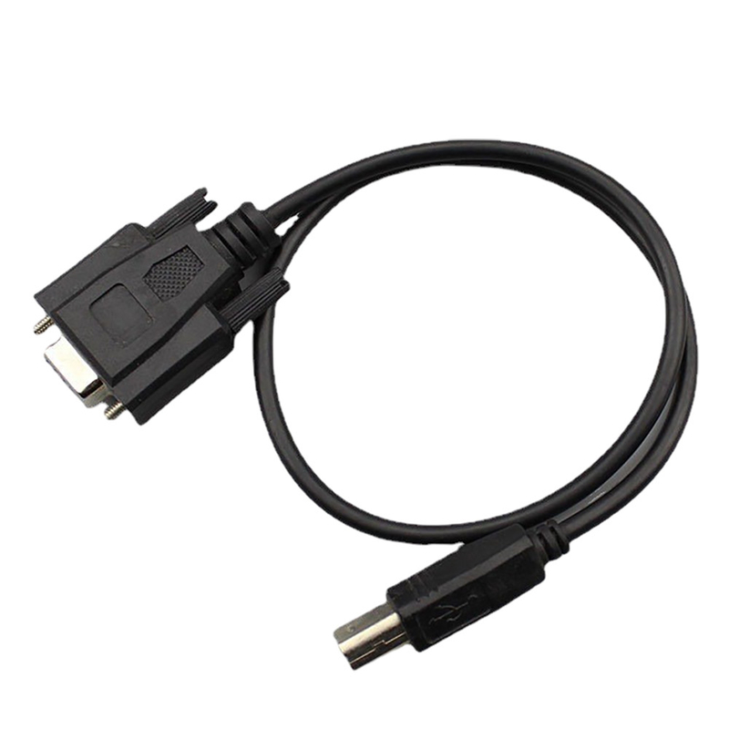 Hembra de encargo de las asambleas de cable de RS232 Overmolding DB9 al tipo masculino del USB 2,0 B
