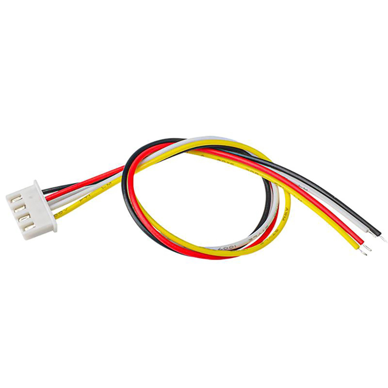 Conjunto de cables de alambre ignífugo con conectores de luz dorada o de estaño