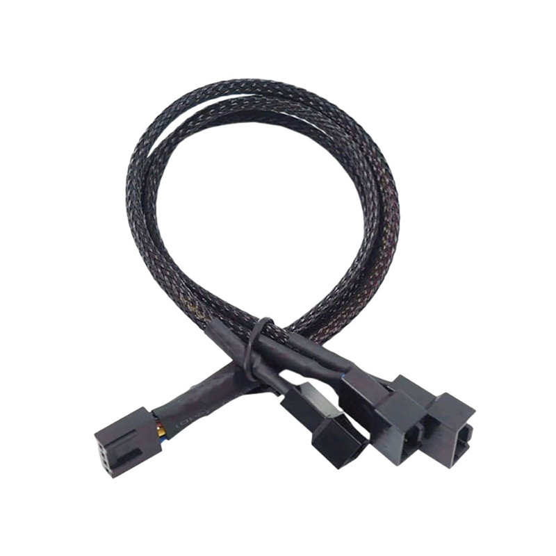 2.54mm Pitch Amp Conector de cables ensamblajes de aluminio de papel blindado de alambre arnés para PC ventilador