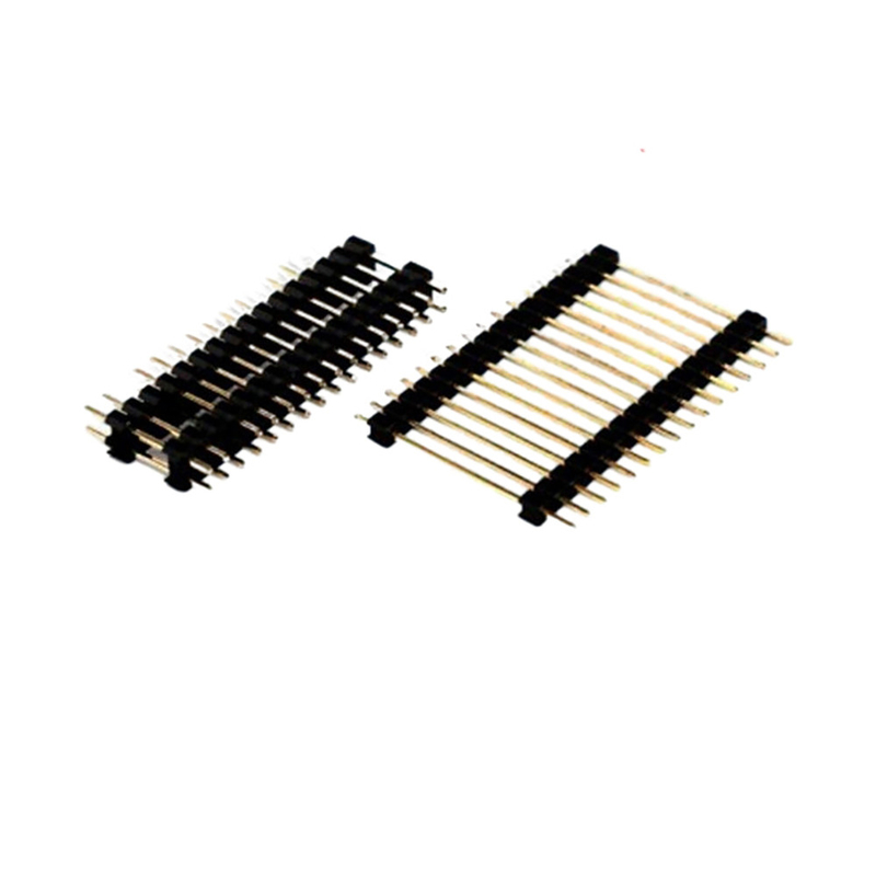 Conector de PCB Flash de oro de 2.0 mm Pitch a través del encabezado del pin de agujero de 2.54 mm Pitch Male