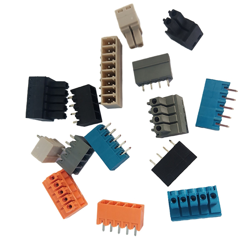 Colourful Plug Pcb Terminal Block 3.5mm/3.81mm/5.0mm/5.08mm/7.5mm/7.62mm El tono de la señal es el siguiente: